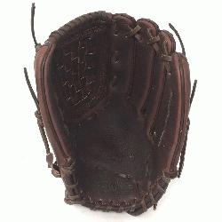 lite Fast Pitch Softball Glove 12.5 inches Chocolate lace. Nokona E